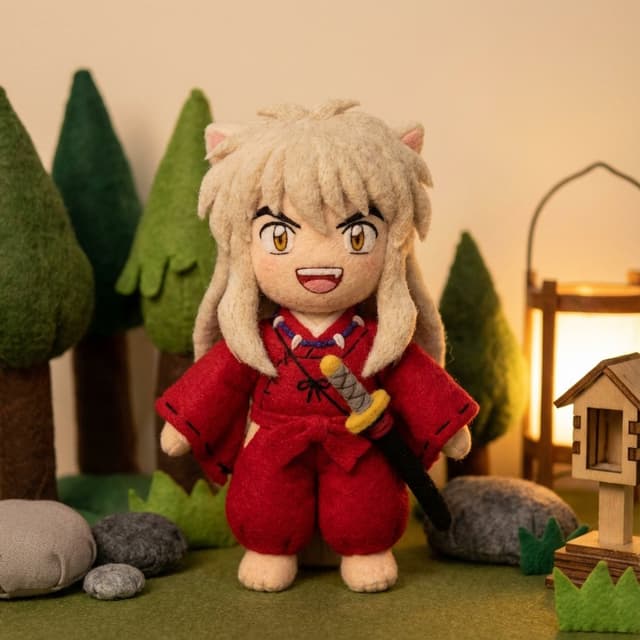 Inuyasha Plush Toy Generation Prompt — output