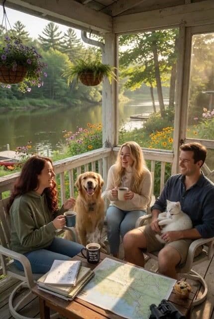 Serene Morning Porch Scene — cover