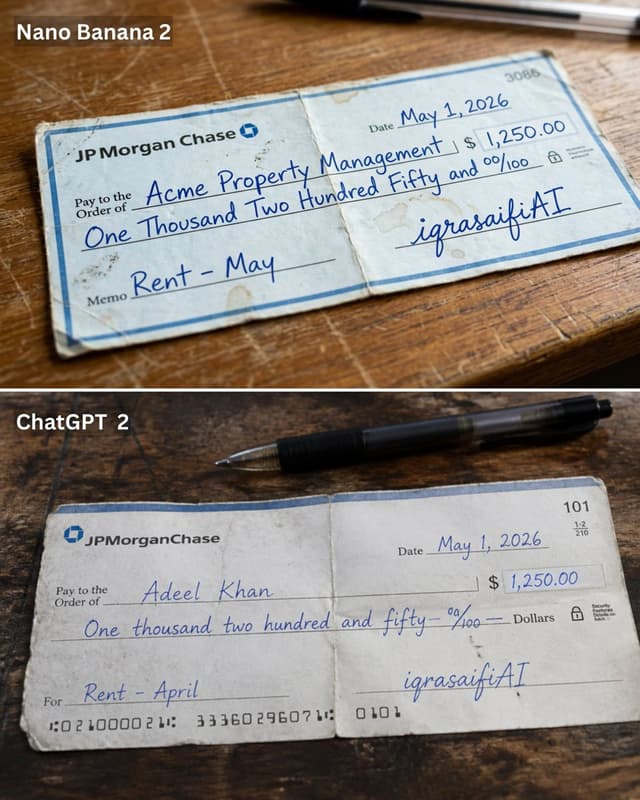 Comic / Storyboard - Weathered JP Morgan Bank Check — output