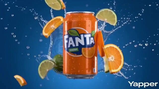 Vibrant Orange Soda Commercial Shot — cover