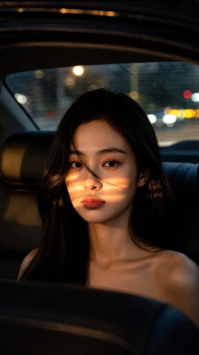 Profile / Avatar - Cinematic Night Car Portrait — output