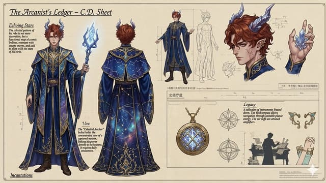 Game Asset - The Arcanist's Ledger Character Sheet — output