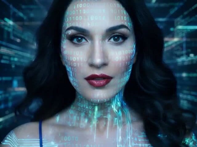 Woman in Digital Space with Cinematic Camera — cover