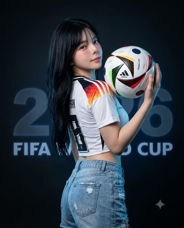 Product Marketing - Asian Woman World Cup Portrait — output