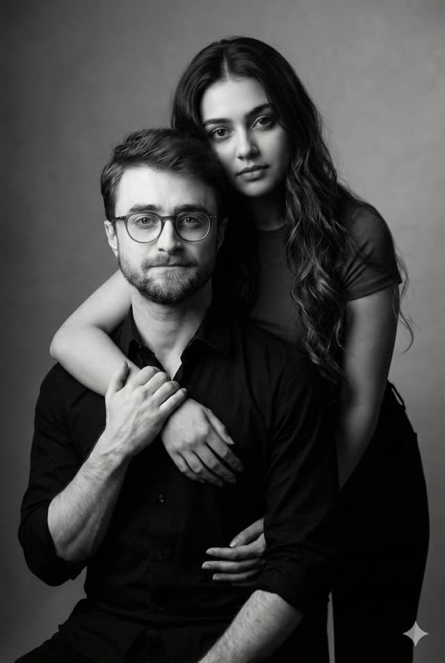 Monochrome Fine Art Couple Portrait — output
