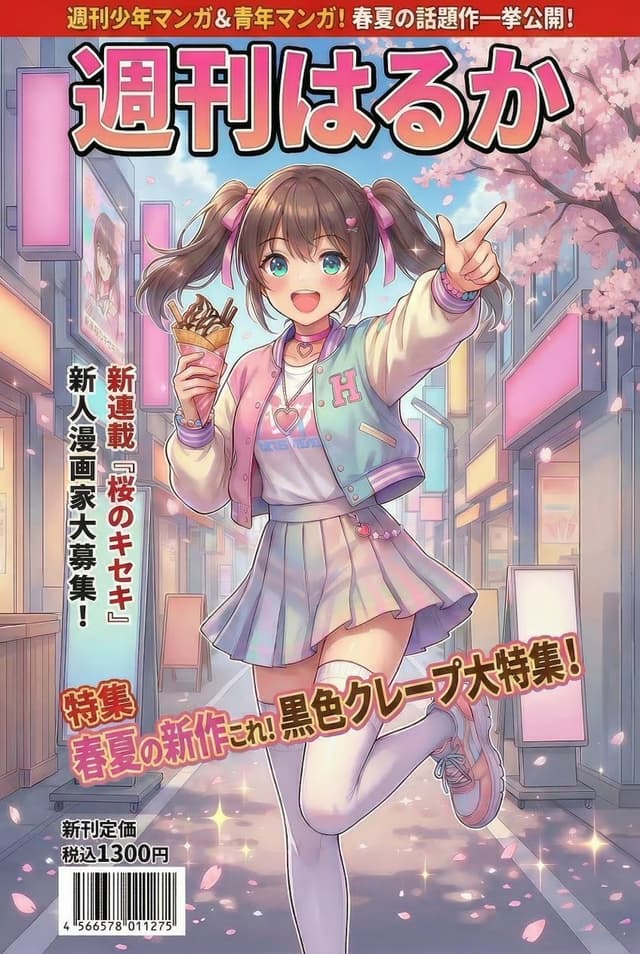 Comic / Storyboard - Manga Magazine Cover Prompt for Nano Banana Pro — output