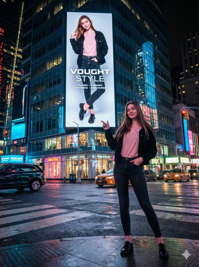 Cinematic Urban Night Scene with Digital Billboard — output