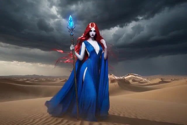 Sorceress Staff Magic Blast — cover