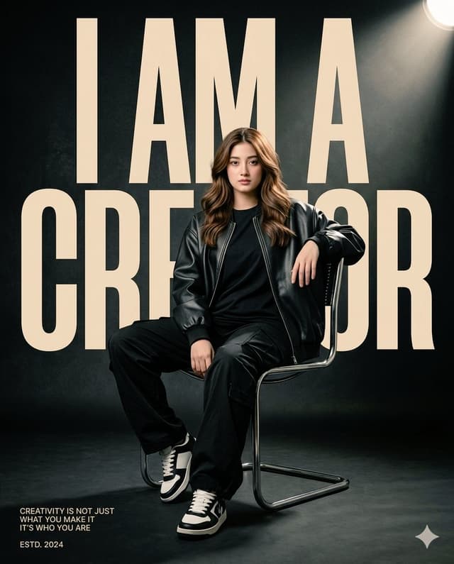 Product Marketing - Luxury Streetwear Fashion Editorial Poster — output