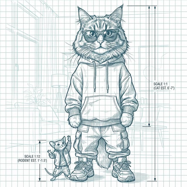 Infographic / Edu Visual - Blueprint-style technical schematic generation — output