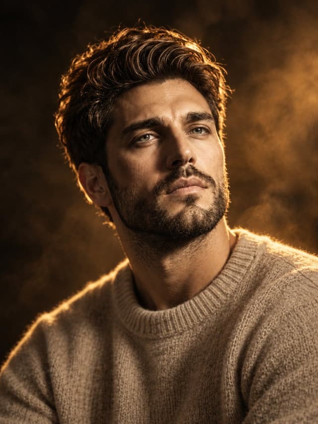 Profile / Avatar - Cinematic Male Editorial Portrait — output