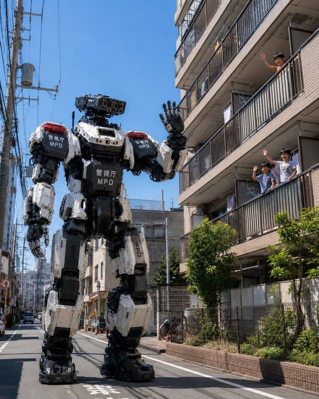 Comic / Storyboard - Tokyo Police Robot Neighborhood Patrol — output