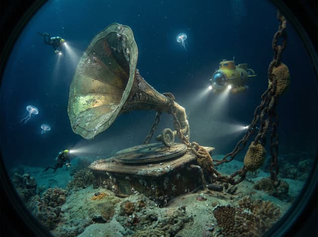 Ocean Artifact Discovery Scene — output