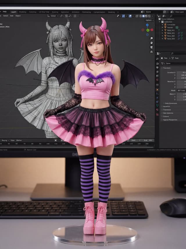 E-commerce Main Image - Nano Banana 2 prompt for creating figures and 3D models — output