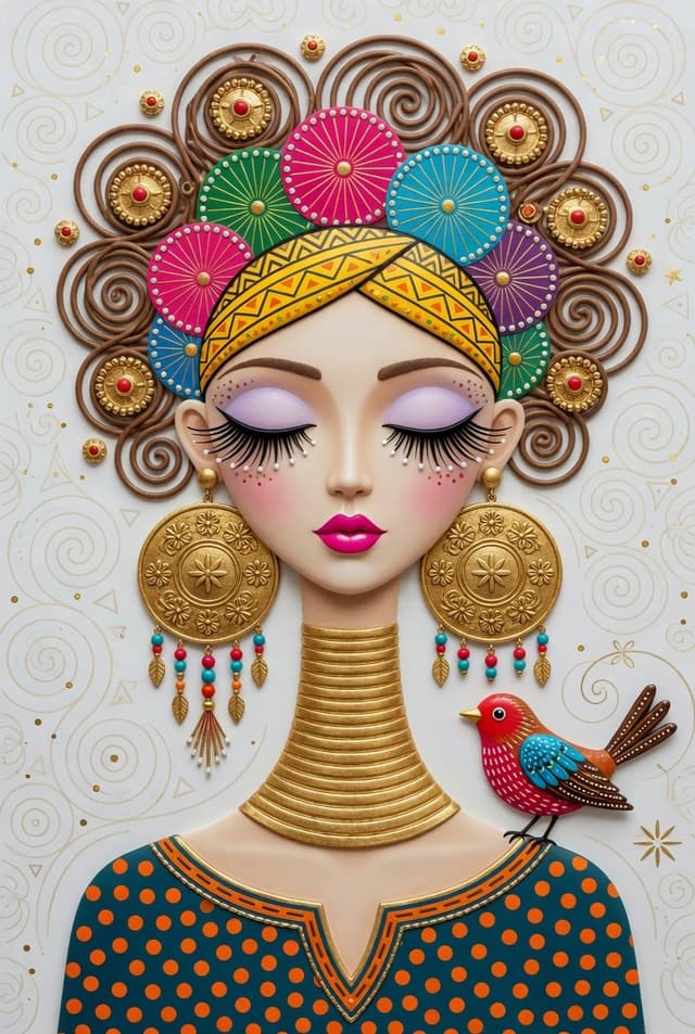 Decorative 3D Portrait — cover