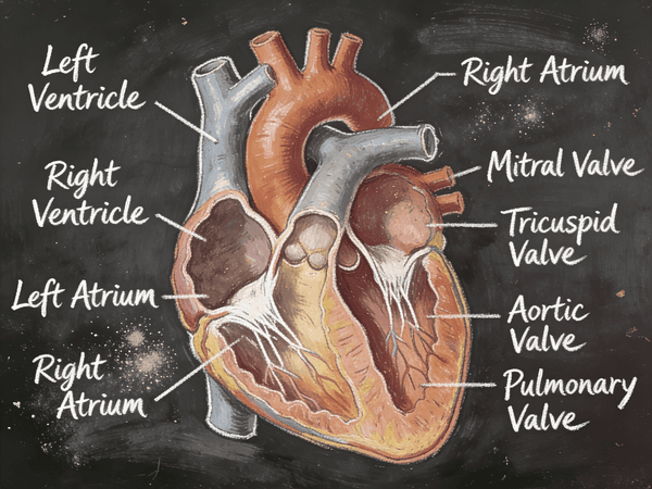 Vintage Chalkboard Heart Anatomy — output