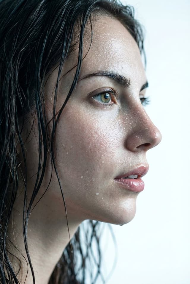 Profile / Avatar - Hyper-Realistic Wet Skin Texture Prompt for Nano Banana Pro — output