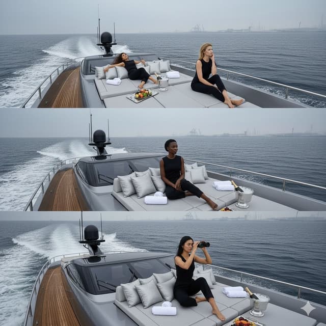 Ana de Armas on a Luxury Yacht (Simplified) — output