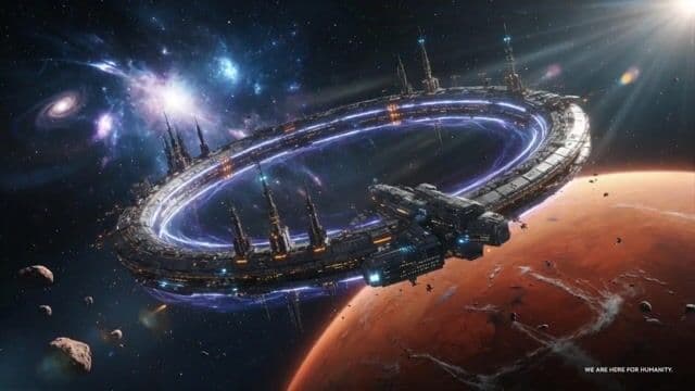 On Humanity: Galactic Megastructure — cover