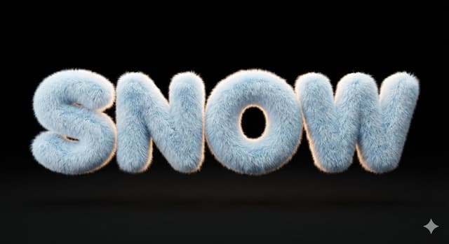 3D Fluffy Logo Transformation — output