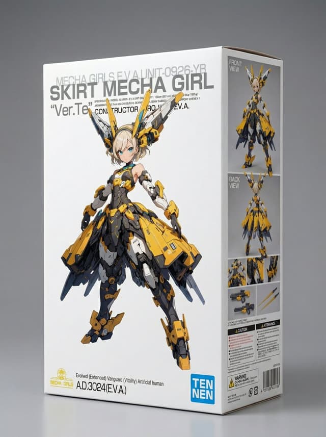 E-commerce Main Image - Plastic Model Kit Packaging Generation Prompt — output