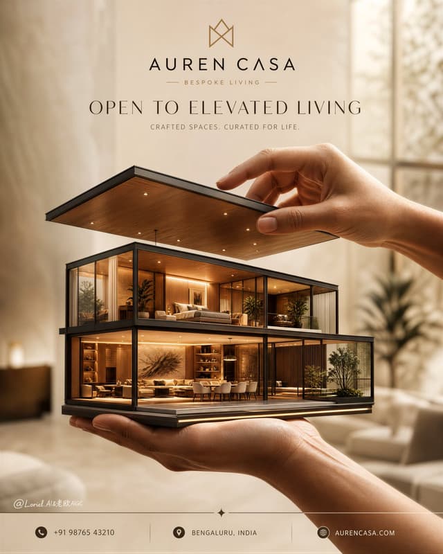 Product Marketing - Luxury Real Estate Sales Poster — output