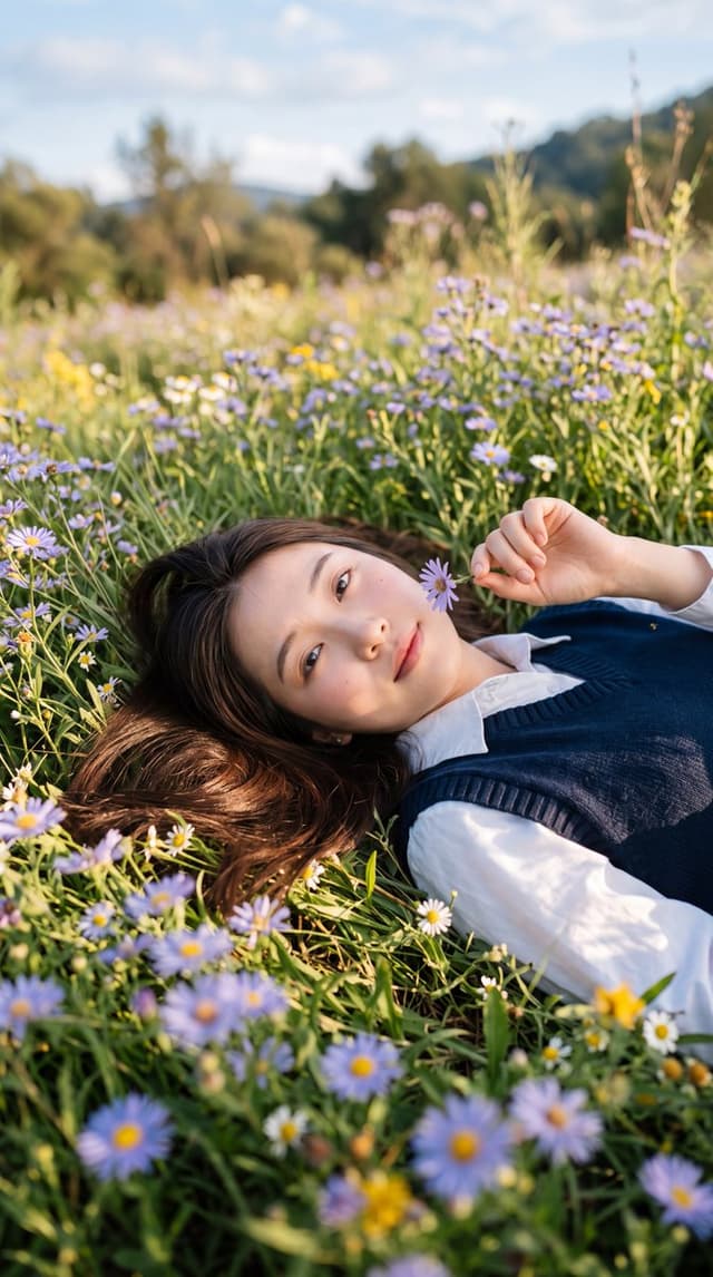 Profile / Avatar - Dreamy Meadow Portrait — output