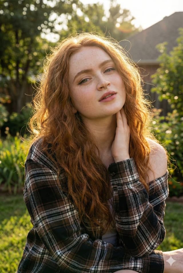 Profile / Avatar - Photorealistic Portrait with Golden Hour Backlighting — output