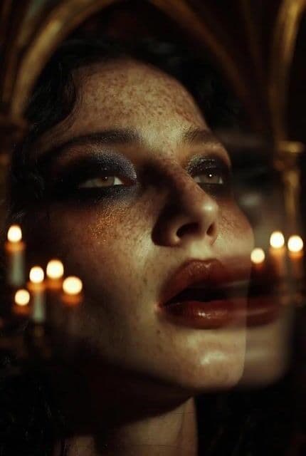 Extreme Close-up Portrait of a Dark Oracle — cover