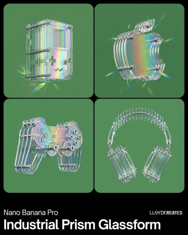 E-commerce Main Image - Industrial Prismatic Glassform Product Visual — output