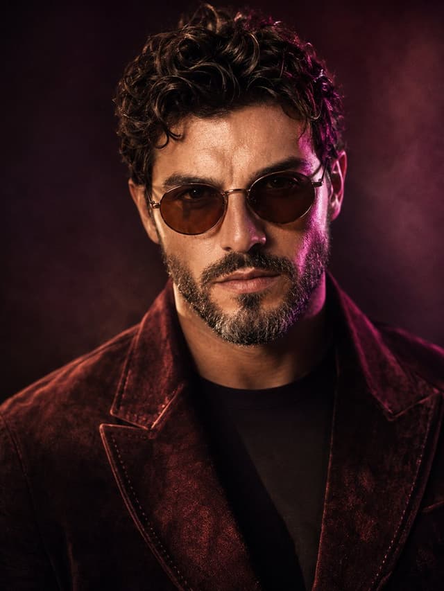 Profile / Avatar - Stylish Man Cinematic Studio Portrait — output