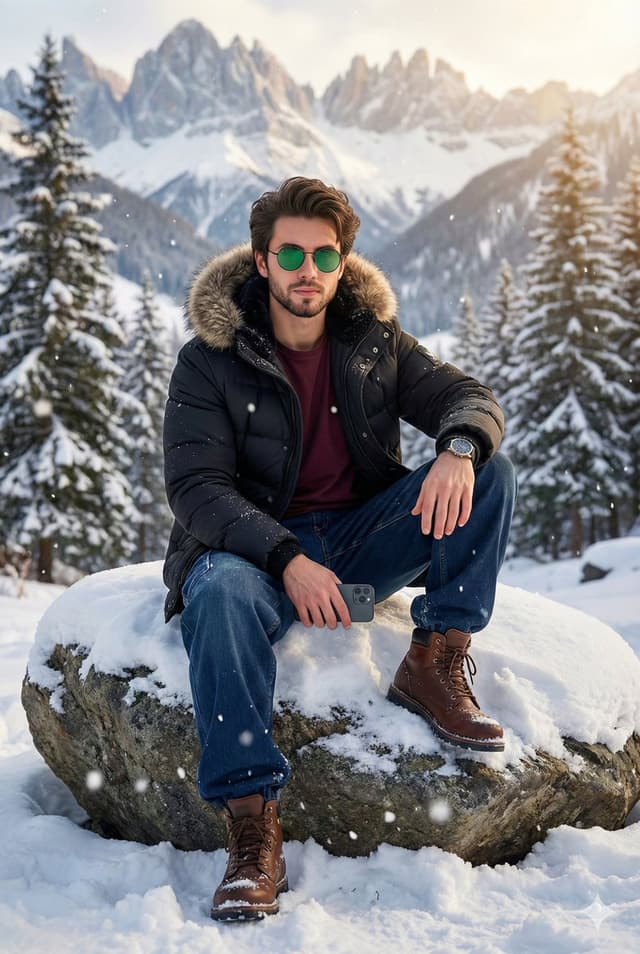 8K Cinematic Winter Portrait in Jammu & Kashmir — output