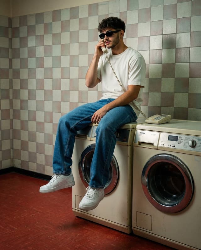 Product Marketing - 90s Retro Laundromat Streetwear — output
