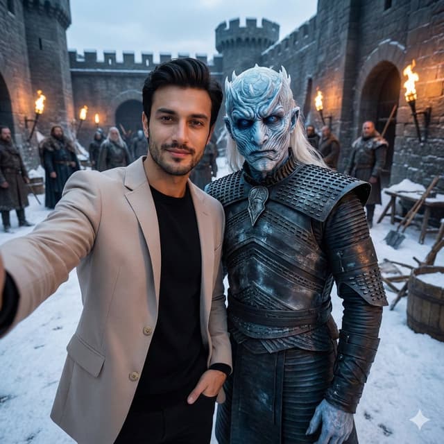 Selfie with Night King on Game of Thrones Set — output