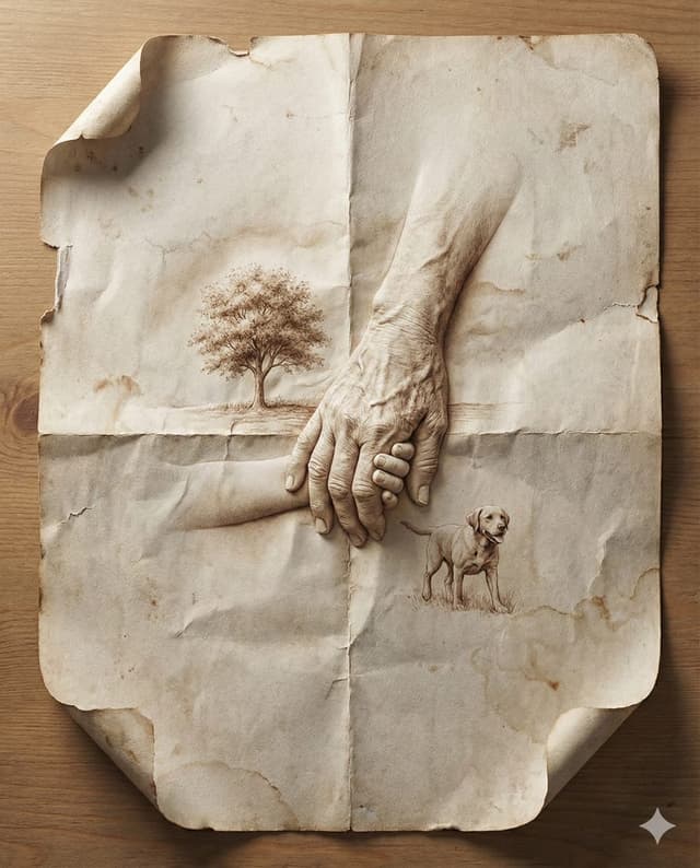 Aged Paper Illusion Promotional Design — output
