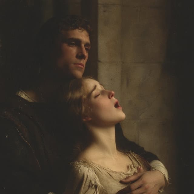 Comic / Storyboard - Melancholic Medieval Woman and Man — output