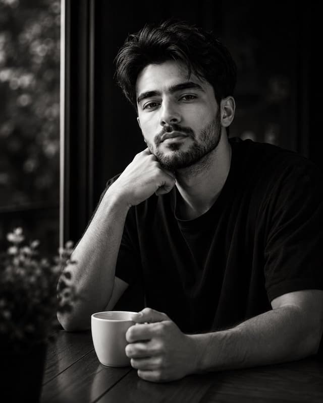 Profile / Avatar - High-Contrast Monochrome Identity Portrait — output