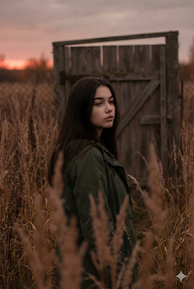 Atmospheric Sunset Portrait Edit Prompt with Identity Preservation — output