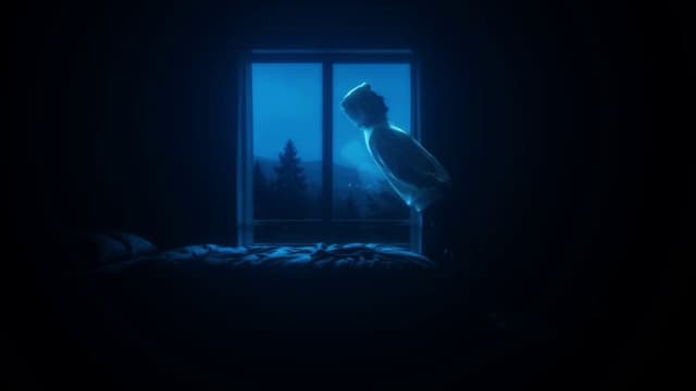 Surreal Blue Window Art Video