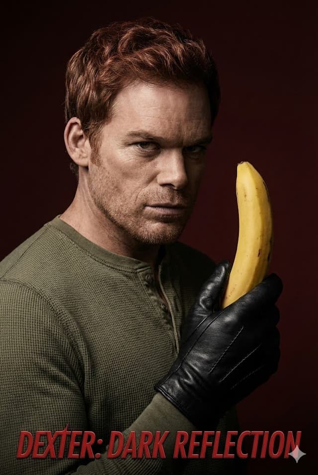 Dexter Morgan Cinematic Portrait with Banana Prop Prompt — output