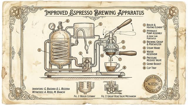 Infographic / Edu Visual - Vintage Patent Drawing Technical Illustration — output