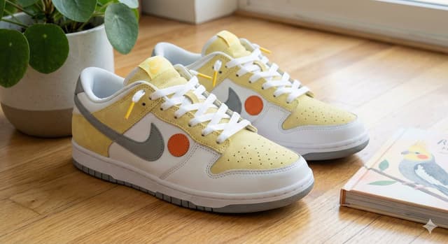 Cockatiel Model Sneakers Generated by Nano Banana Pro — output