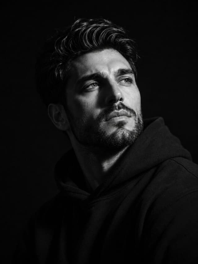 Profile / Avatar - Cinematic Black and White Studio Portrait — output