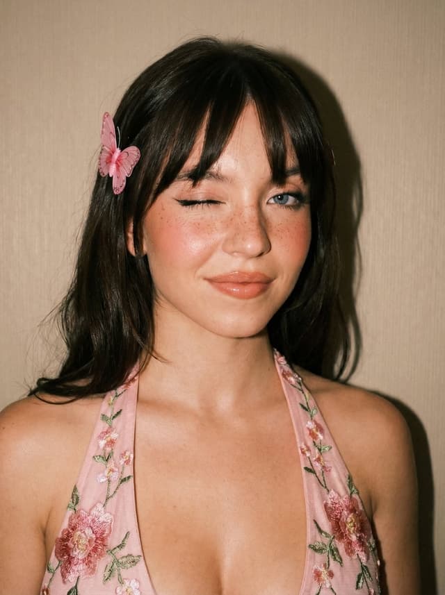 Profile / Avatar - Soft Flash Portrait with Coquette Aesthetic — output