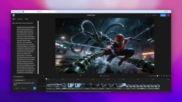 Spider-Man vs. Octopus Man Fight Scene Prompt — cover