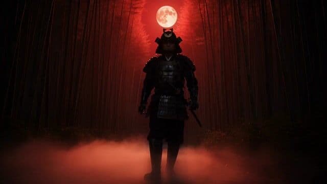 Samurai in Bamboo Forest — cover