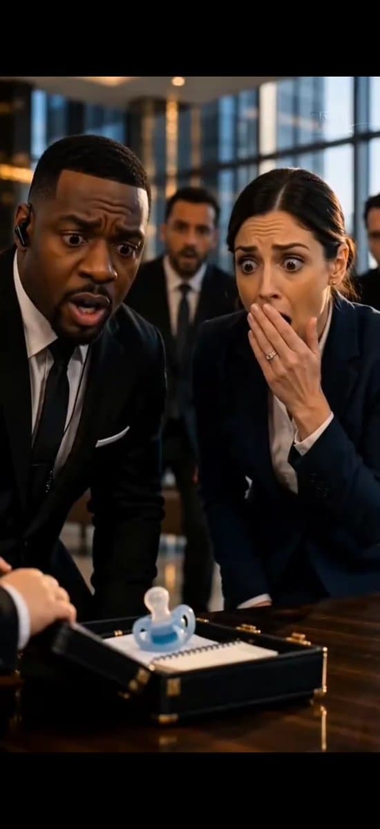 Social Media Post - Shocked Executives Find Pacifier — output