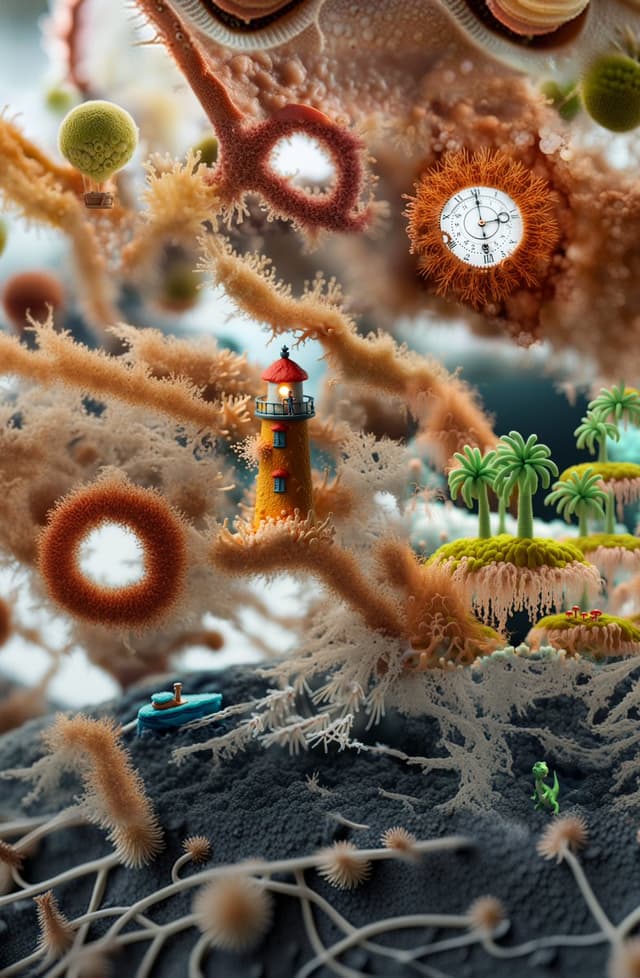 Social Media Post - Surreal Miniature Coral Diorama — output