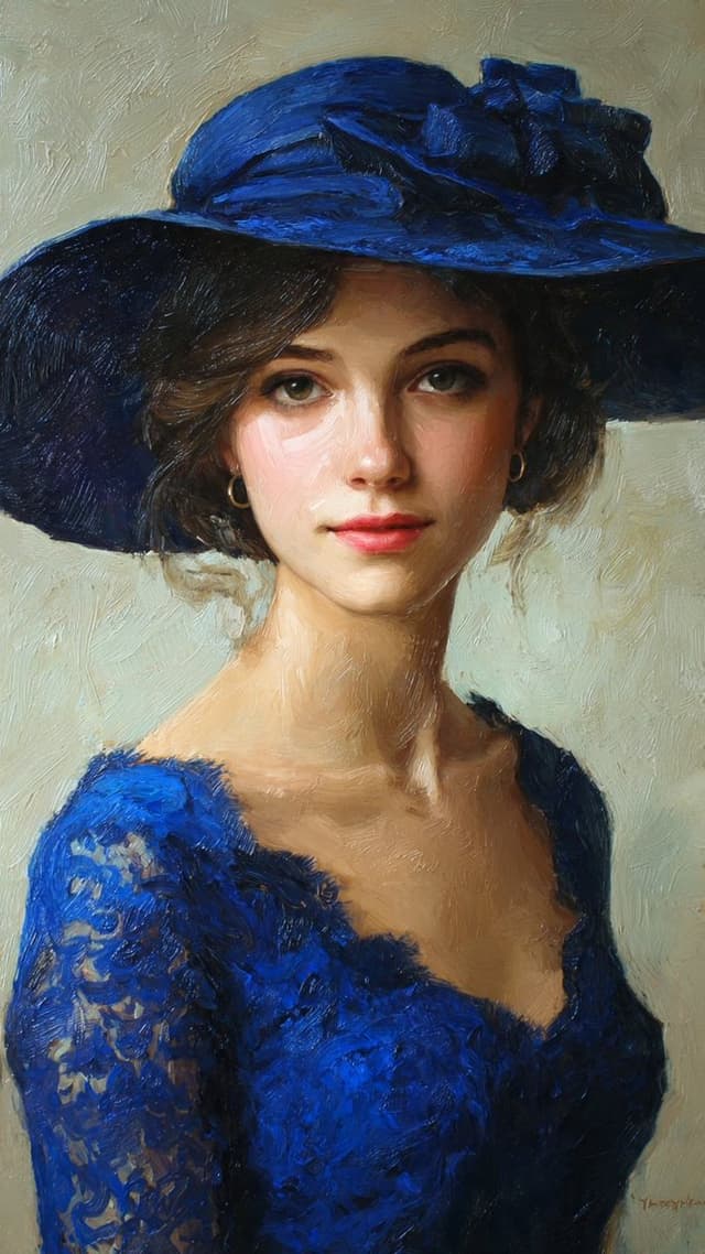 Profile / Avatar - Classic Impressionist Oil Portrait — output