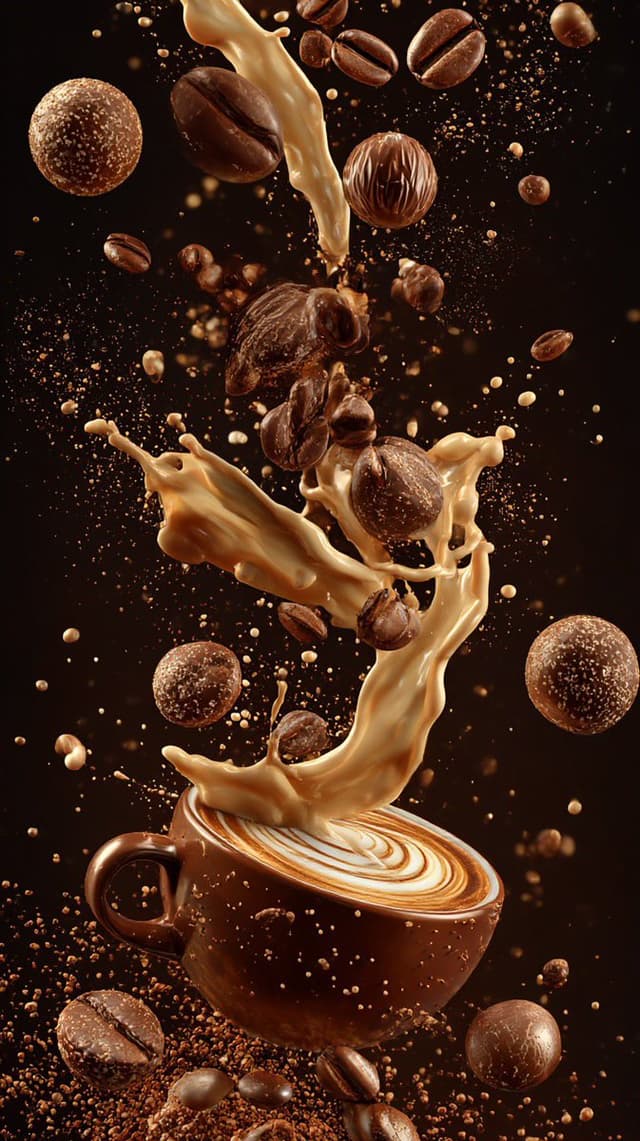 E-commerce Main Image - Ultra-Cinematic Coffee Splash Photography — output